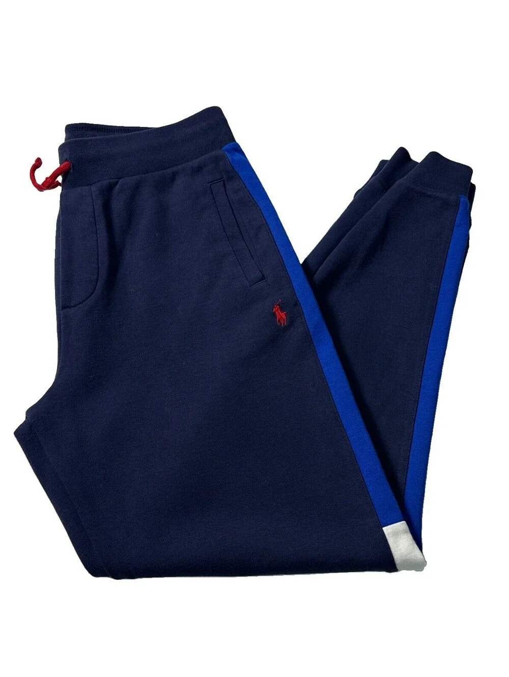 Polo Ralph Lauren Boys Color Blocked Fleece Jogger Pants Size L (14-16)